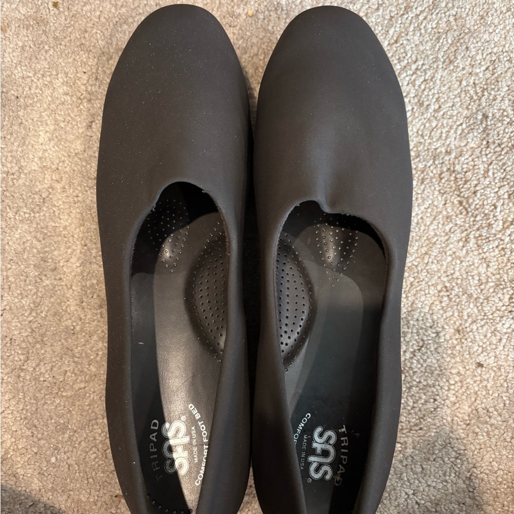 SAS Bliss Slip Ons - Dark Brown Size 11